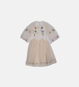 Tulle Hand-embroidered Dress