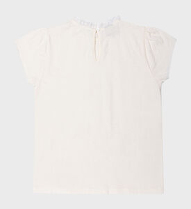 قميص الدانتيل فتاة الرضفة الدائمة