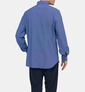 قميص بوبلين قطني مخطط