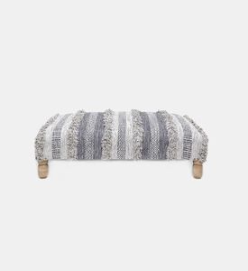 Home Deco and More Wendy Handloom Ottoman, Packshot View