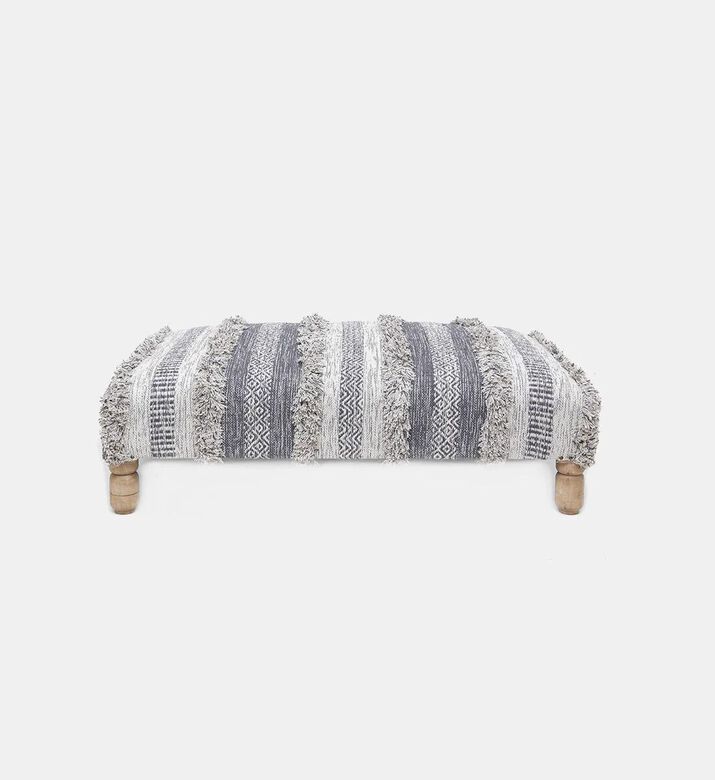 Home Deco and More Wendy Handloom Ottoman, Packshot View