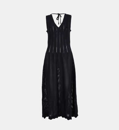 Handmade Detail Long Crochet Dress