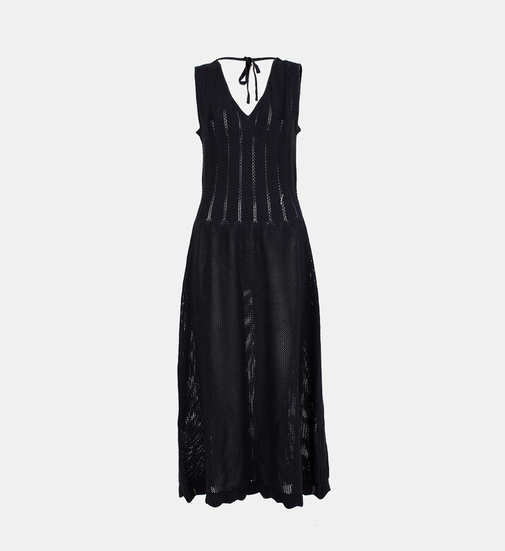 Handmade Detail Long Crochet Dress