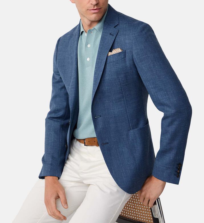 Two-buttons Closure Fitted Blazer