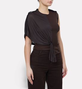 Christopher Esber Knit Two-tone Sleeveless Top, Model View