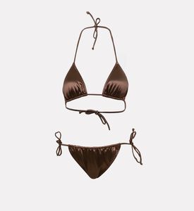 Reborn Shiny Bikini Side Tie Bottom Set, Packshot View