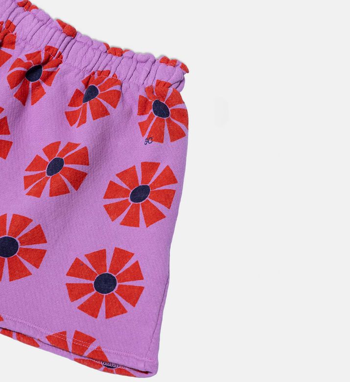 Bobo Choses All-over Kaleidoscopic Flower-print Elasticated Waist A-line Skirt, Packshot View