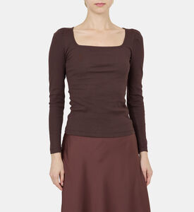 بلوزة أوبرا بأكمام طويلة