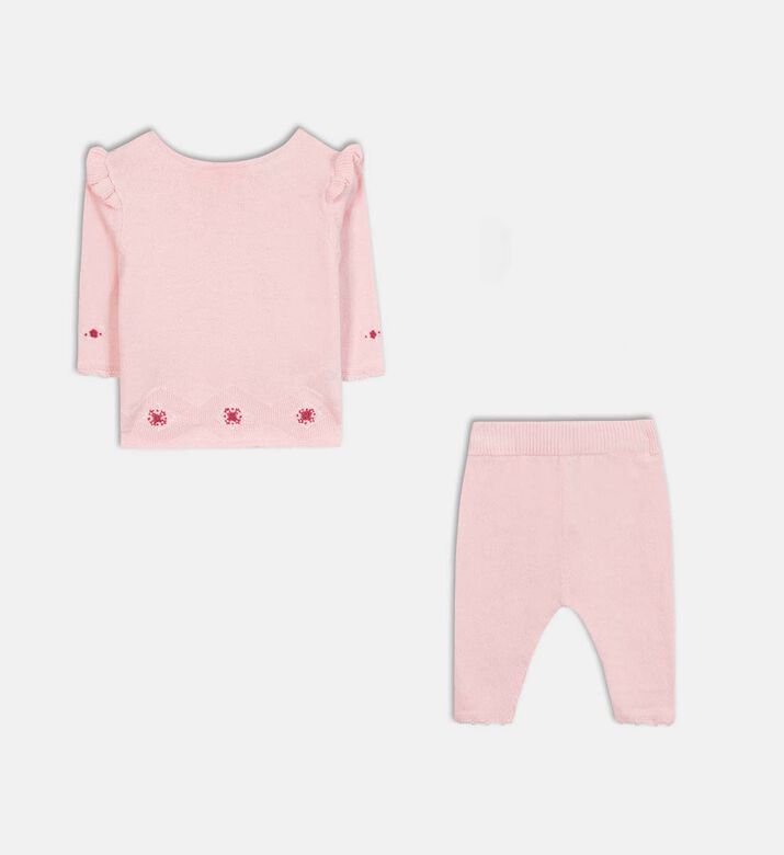 Embroidered Long-sleeve Set