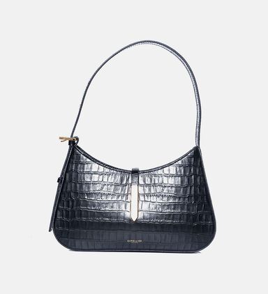 Tokyo Leather Croc-effect Hobo Bag