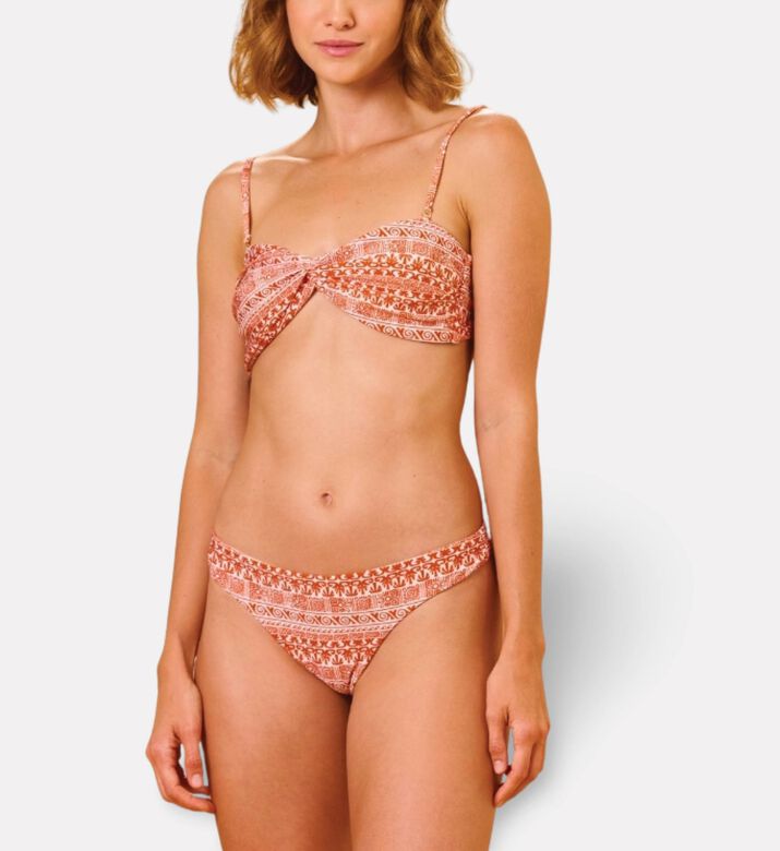Blueman Twist-front Bikini Top, Model View