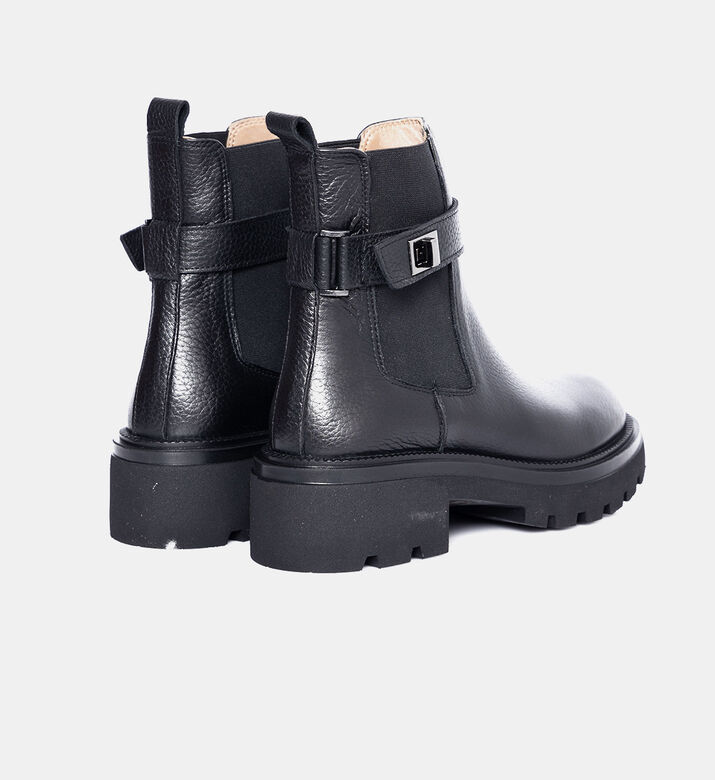 Side Buckle-detail Ankle Boots Side Buckle-detail Ankle Boots