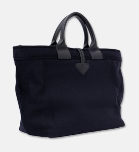 Longchamp Le Roseau Canvas Top Handle Bag, Navy, Packshot View