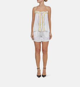 Iris Silk Lined Top Short Set Iris Silk Lined Top Short Set