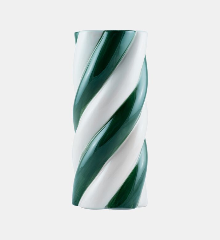 Ceramic Cylindrical Shape Two-tone Vase