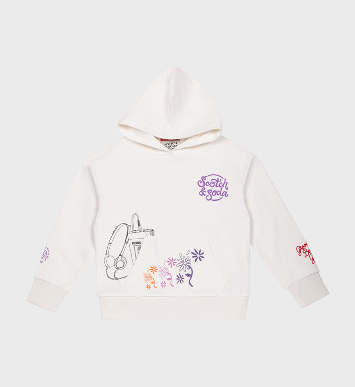 Girl Artwork Hooded Sweatshirt