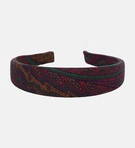 عصابة رأس دائرية بطبعة على كاملها