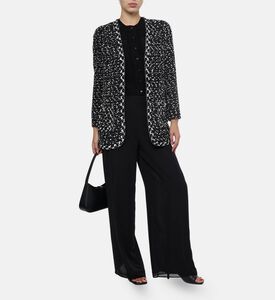 Edward Achour Paris Elastic Waistband Regular-fit Pants, Model View