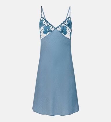 Casual Floral Embroidered A-line Dress