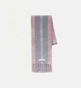 وشاح مستطيل الشكل بتصميم مخطط