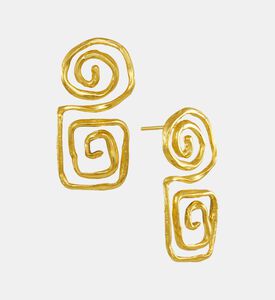 Ottoman Hands Earng Megara Geo.spiral Stud, Packshot View