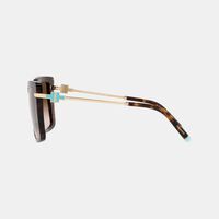 Square Tortoiseshell Pattern Sunglasses 54
