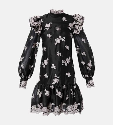 Nella Threadwork Organza Dress