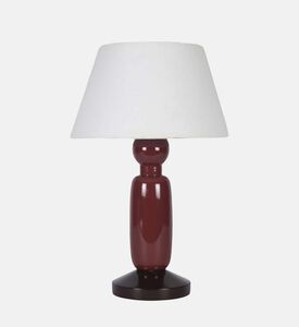 Home Deco and More Alrasid Fabric Wooden Table Lamp, Packshot View