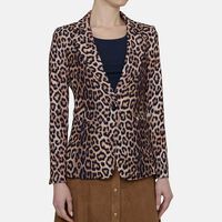 Classic Leopard-print Blazer