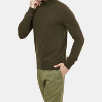 Nachrol Turtle Neck Knitted Pull