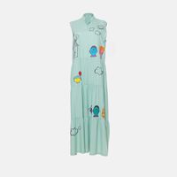 Mr Mrs Sleeveless Midi Dress