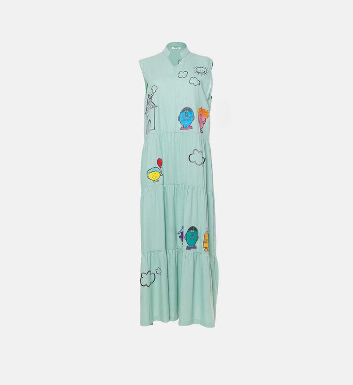 Mr Mrs Sleeveless Midi Dress