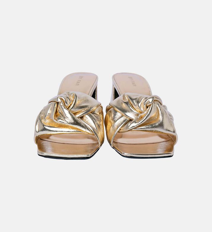 Lamar Metallic Leather Sandals