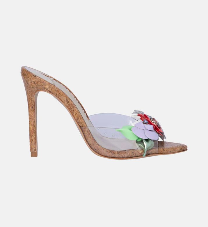 Wildflower High-heel Pvc Mules