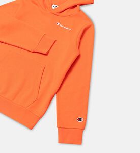 سويت شيرت بغطاء رأس بطبعة شعار