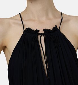 Alita Plisse Long Dress