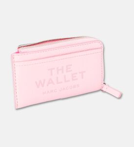 Marc Jacobs Cow Leather Zip Closure Wallet, Pink, Packshot View