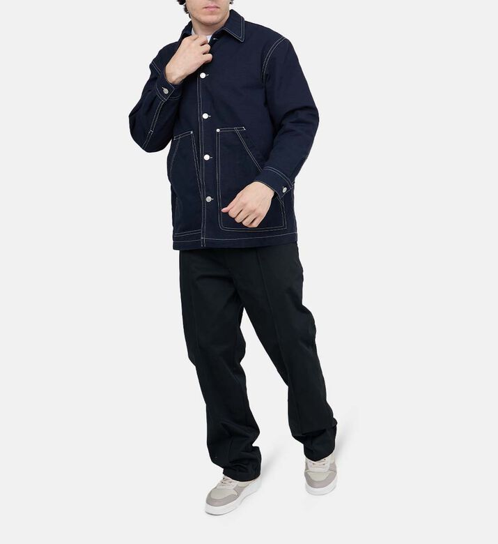 Front Pockets Button-up Jacket