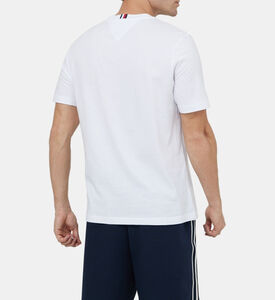 تيشيرت قطن بطبعة أحرف العلامة