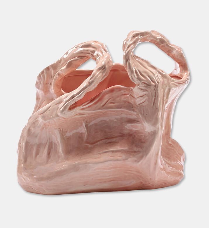 Serax Gala Bag-shape Vase, Pink, 35-cm, Packshot View