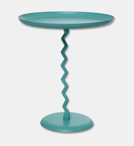 Leitmotiv Zig-zag Monochrome Side Table, Blue, Packshot View