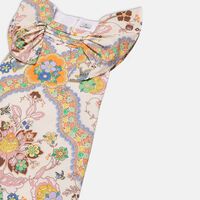 Short-sleeve Floral Dress