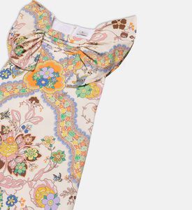 Short-sleeve Floral Dress