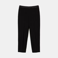 Silk Waist Tailored Trousers