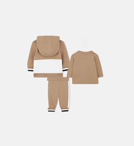 Cotton Striped Ribbed Edges Set