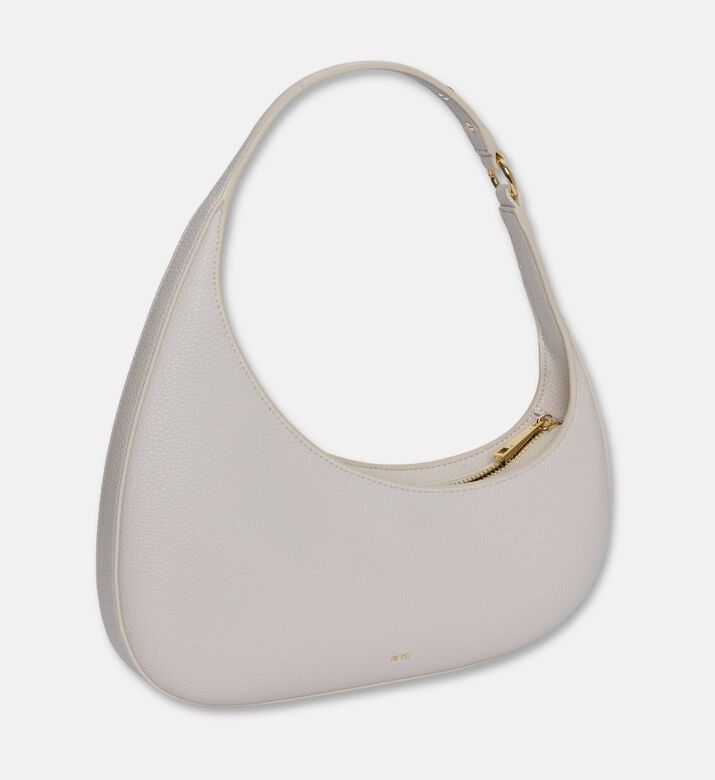 JW PEI Harlee Leather Shoulder Bag, White, Packshot View