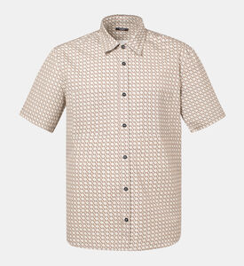 قميص بوبلين قطني مطبوع