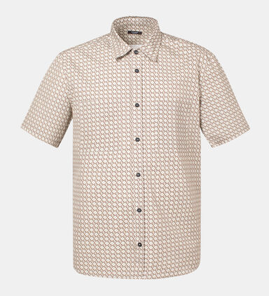 Cotton Printed Poplin Shirt