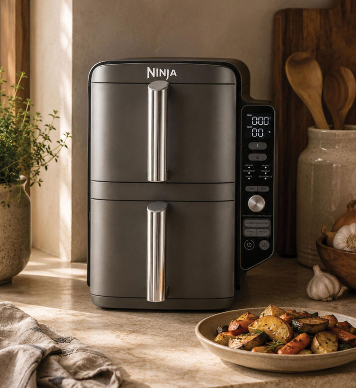 Ninja Double Drawer Air Fryer, Packshot View