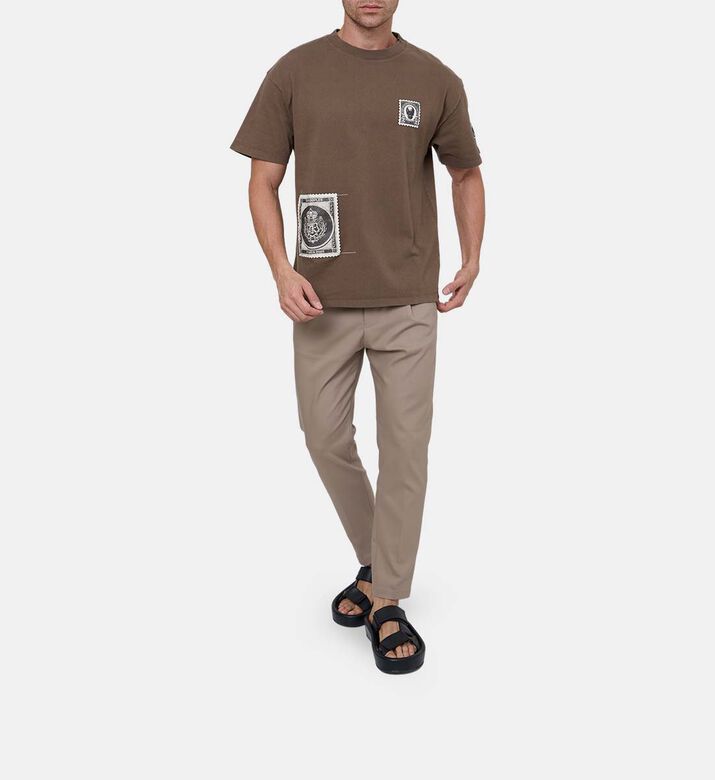 Patch Stamp Short Sleeve T-shirt
